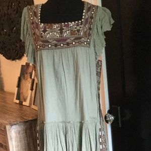 FP sage green dress